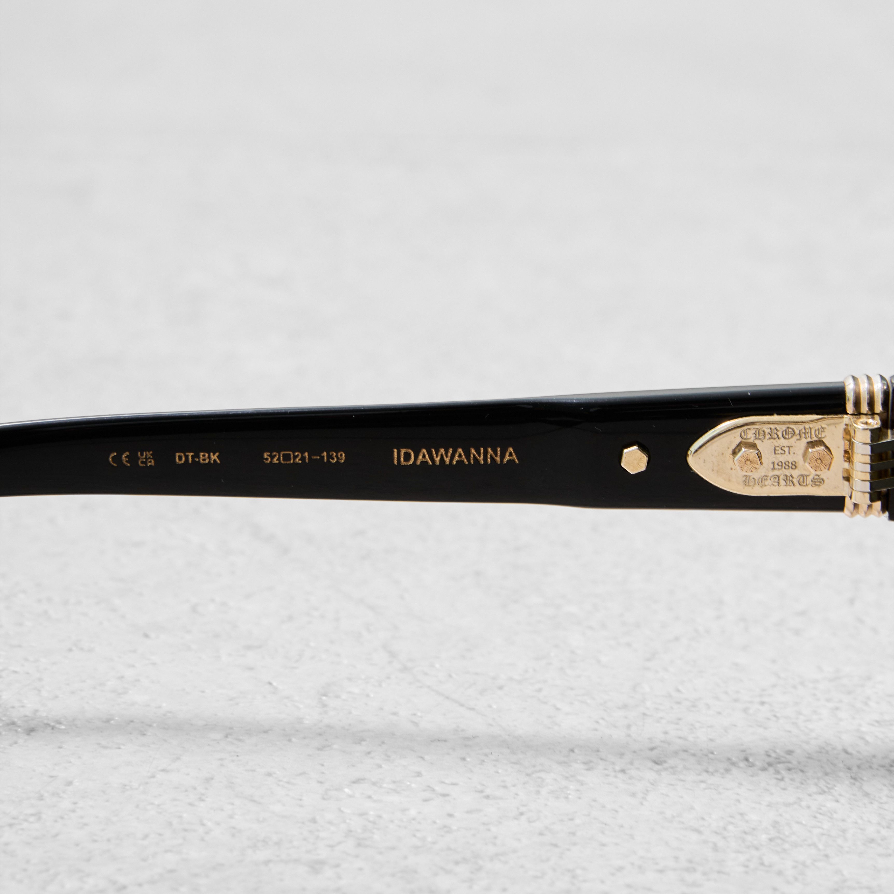 Chrome Hearts CHROME HEARTS IDAWANNA DARK TORTOISE BLACK Size ONE SIZE - 9 Thumbnail