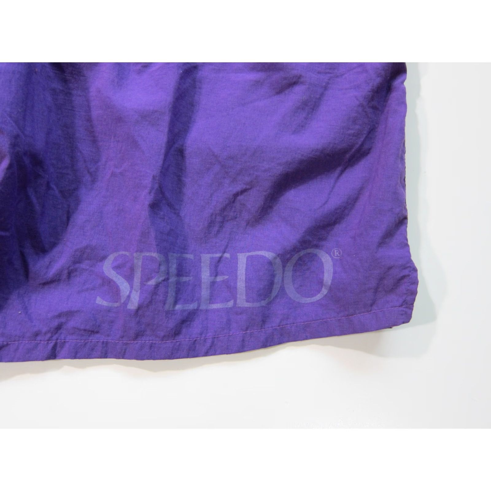 Speedo VINTAGE Speedo Nylon Purple Green Floral Hawaiian Pocket Swim Board Short M-L Size US 34 / EU 50 - 3 Thumbnail