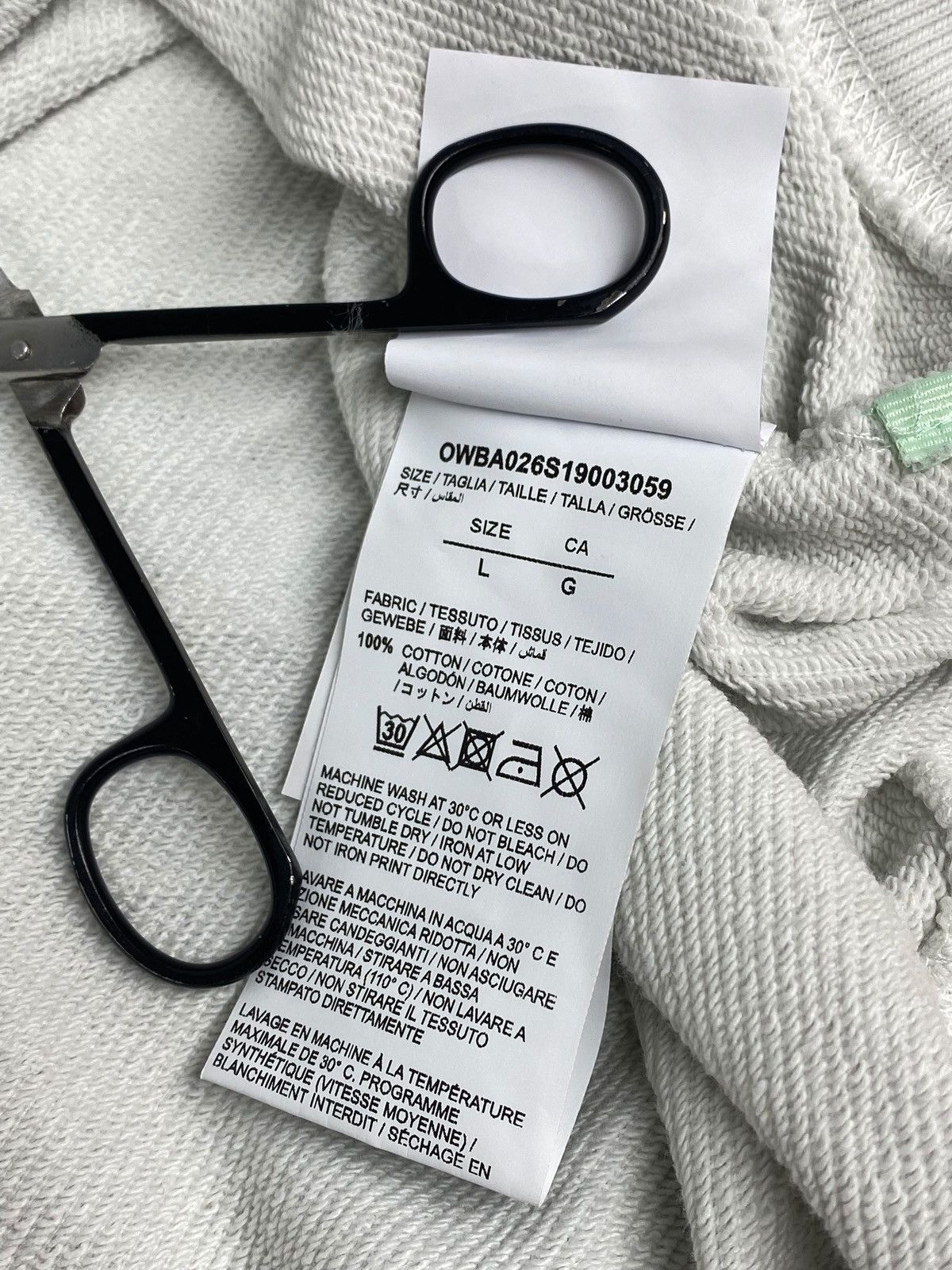 Off-White Off White Hanna Leaves Cropped Crewneck Size L / US 10 / IT 46 - 21 Thumbnail