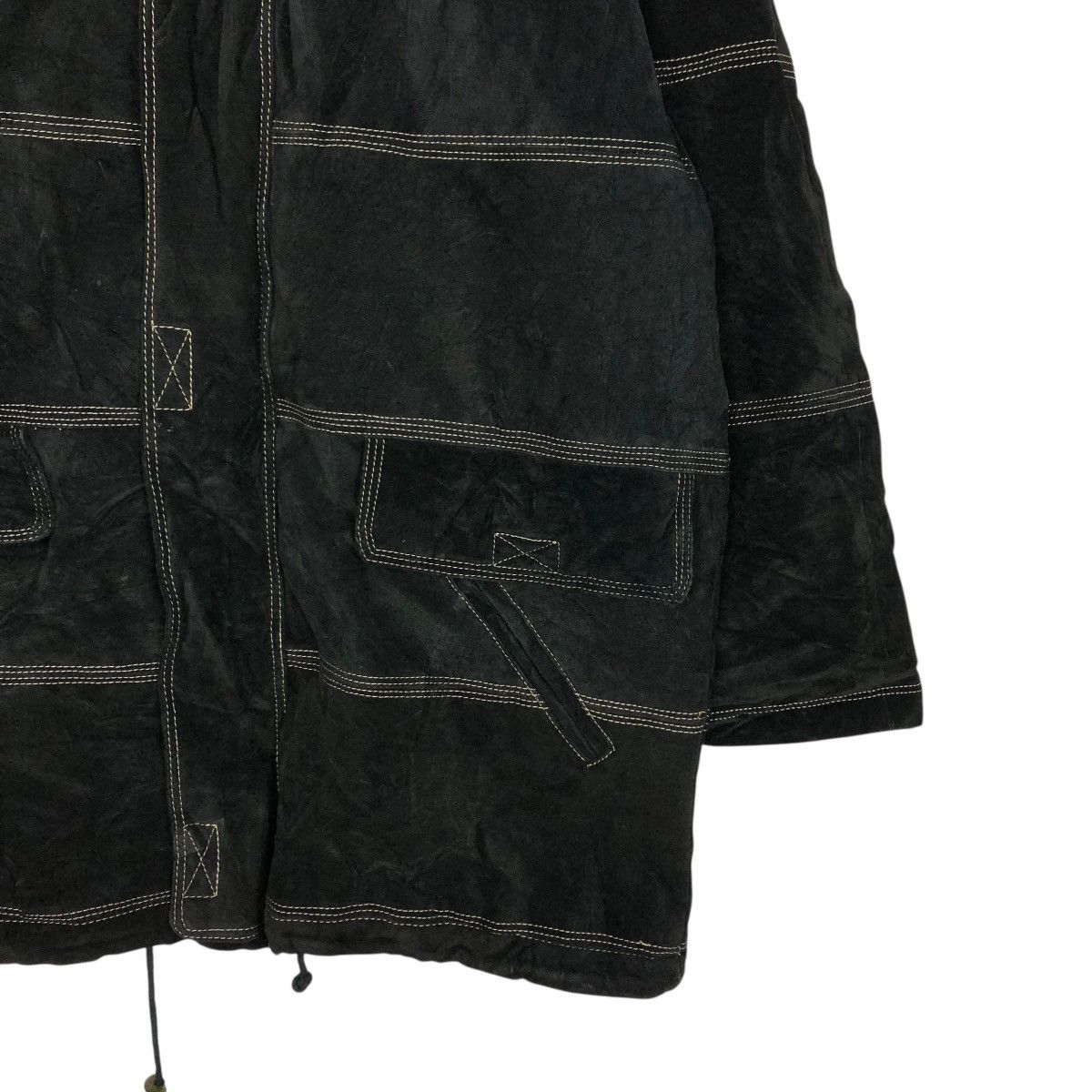 Japanese Brand 🔥VINTAGE LEATHER JACKET BIKER VIA NUOVA ISSEY MIYAKE Size US M / EU 48-50 / 2 - 7 Thumbnail