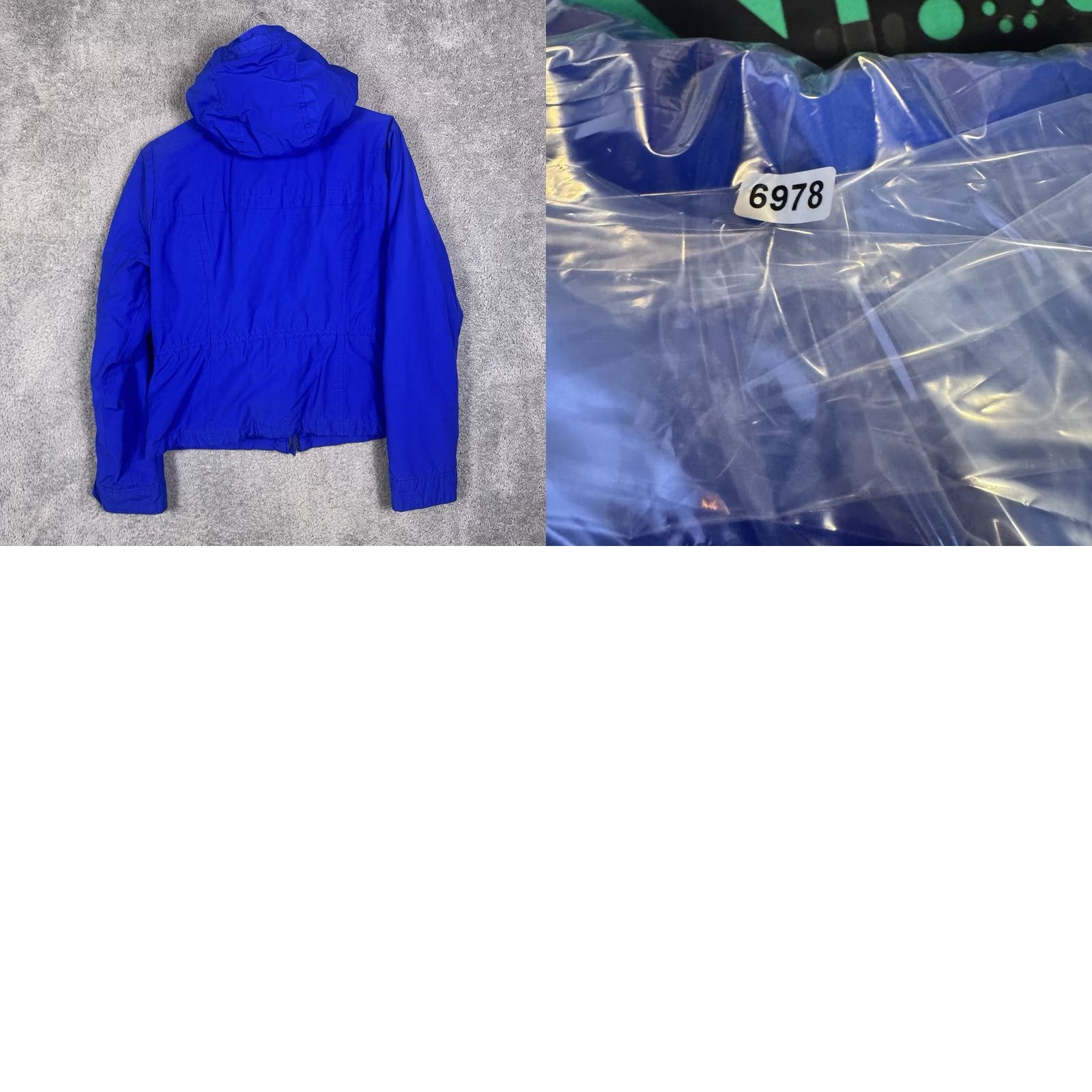 Abercrombie & Fitch VINTAGE Abercrombie & Fitch Jacket Womens M Crop Flannel Lined Bomber Chore Y2K Windbreaker Size M / US 6-8 / IT 42-44 - 9 Thumbnail