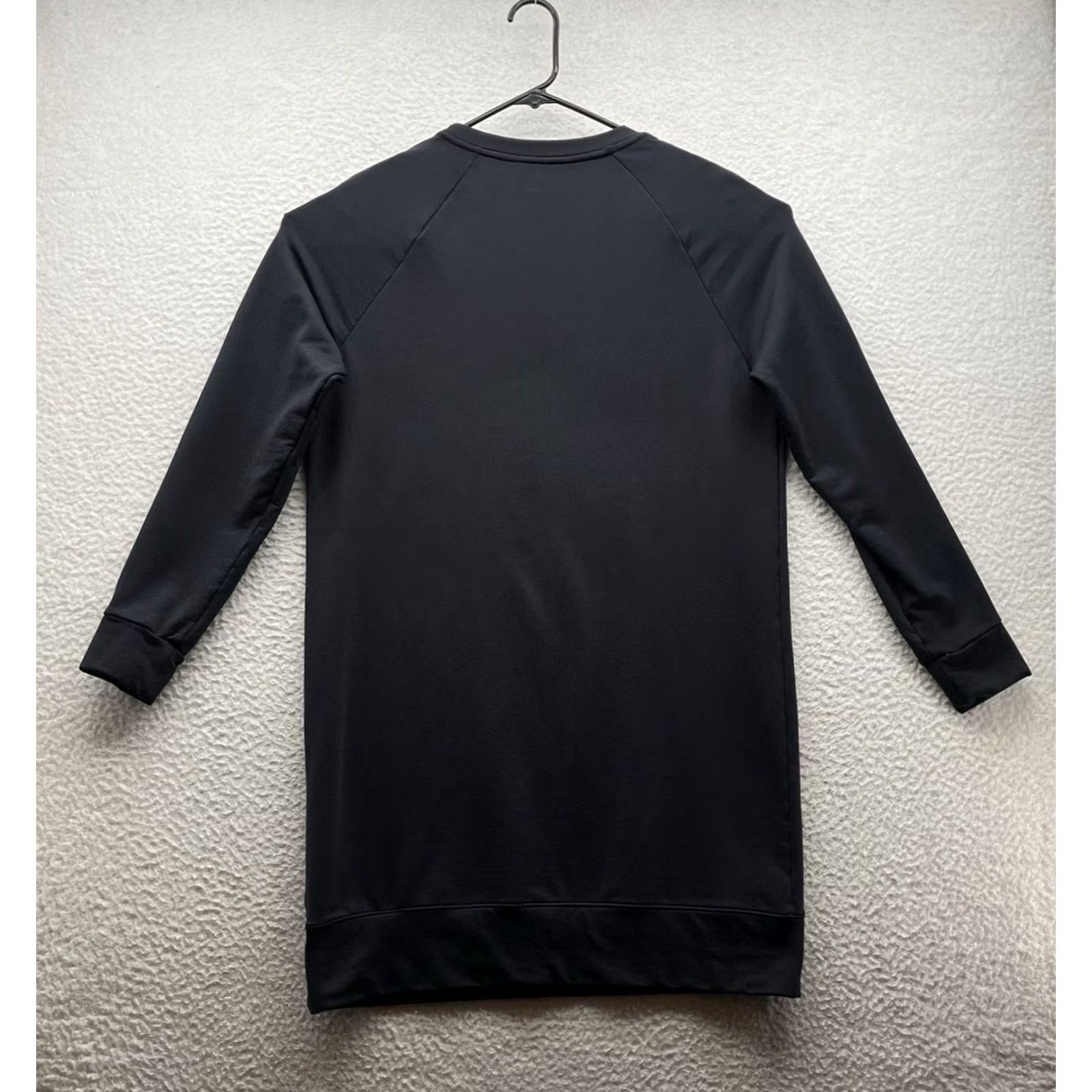 Athleta Athleta Dress Sweatshirt Black Medium M Oversized Comfy Warm Snappy Sleeve Size M / US 6-8 / IT 42-44 - 3 Thumbnail