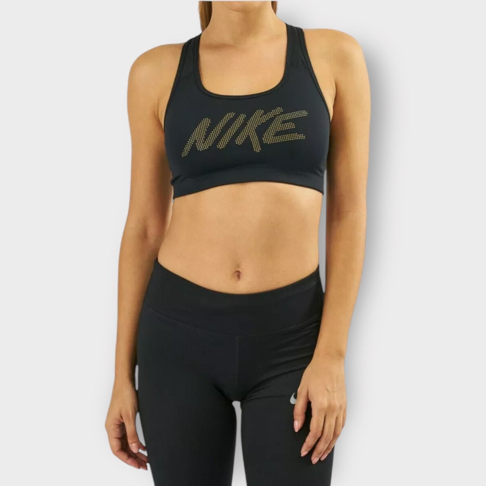 Nike Nike Victory Sports Bra Black Gold Graphic – Size S Size S / US 4 / IT 40 - 7 Thumbnail