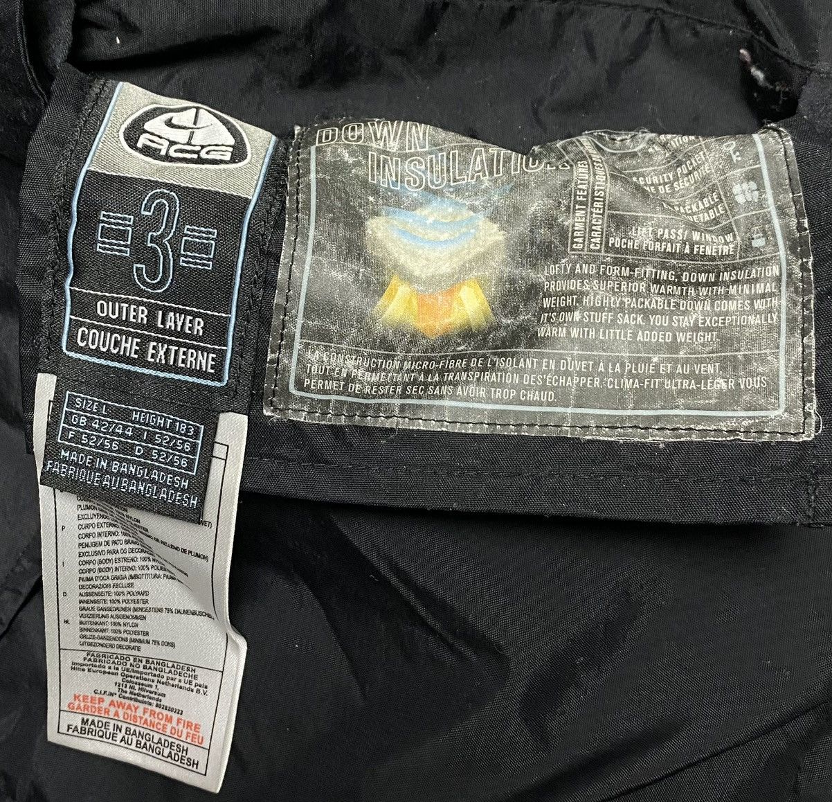 Nike Vintage 00s Nike ACG Down Reversible Black Vest Puffer L Size US L / EU 52-54 / 3 - 25 Thumbnail