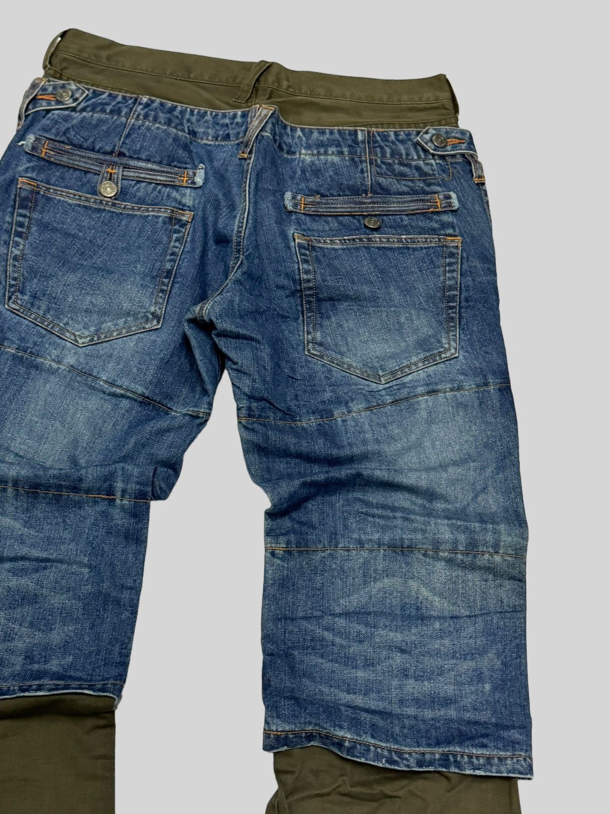 PPFM VINTAGE PPFM DOUBLE WAIST RECONSTRUCTED STYLE Size US 32 / EU 48 - 10 Thumbnail