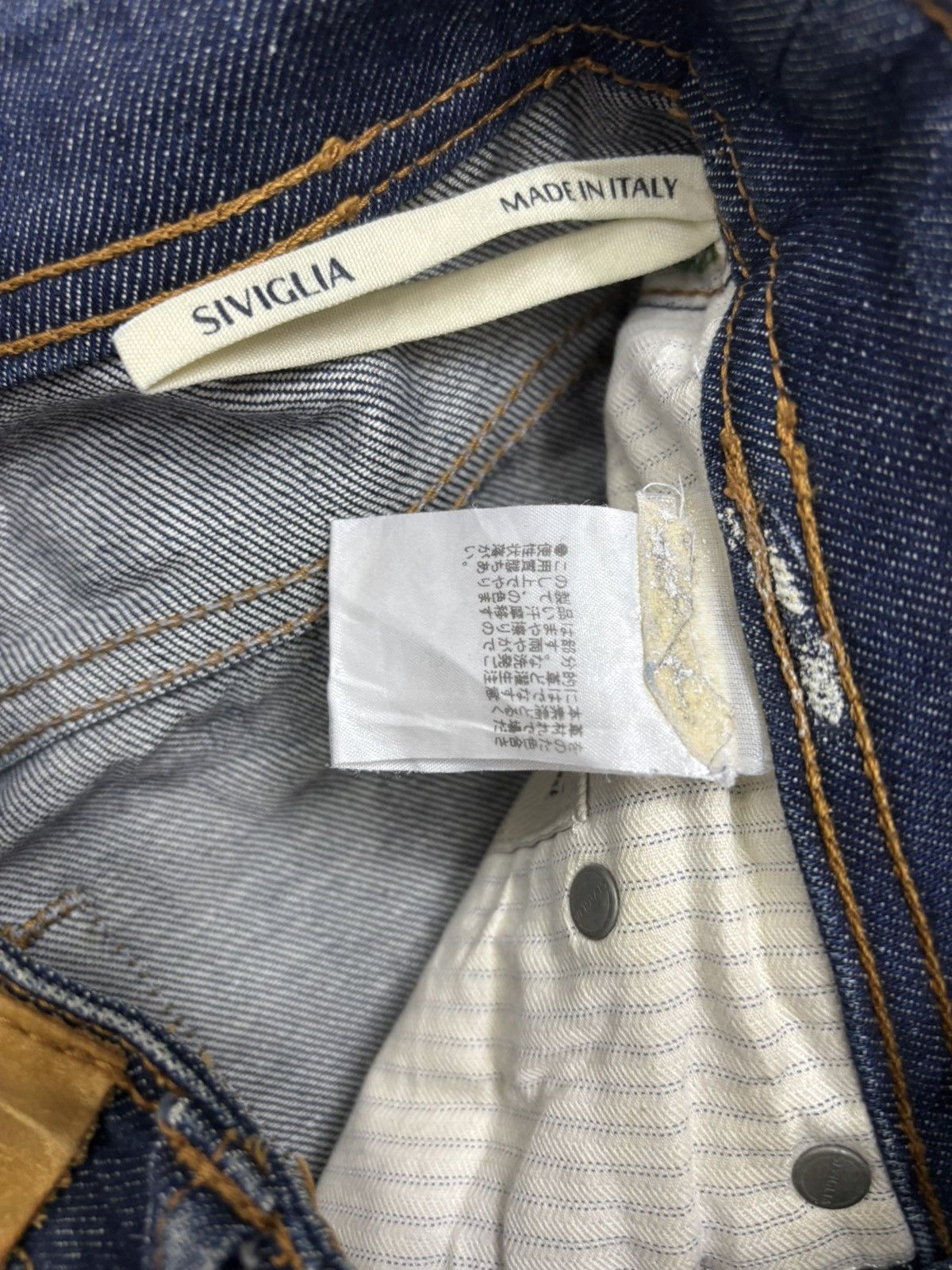 Siviglia 🔥SIVIGLIA MADE IN ITALY DISTRESSED DENIM JEANS Size US 28 / EU 44 - 11 Thumbnail