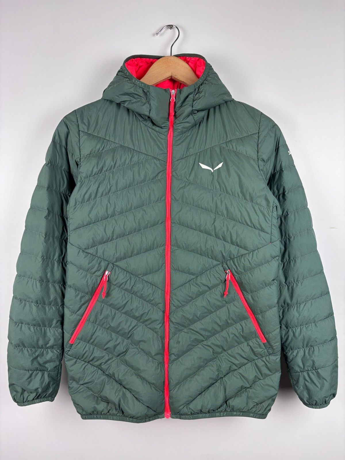 SALEWA Womens Salewa Brenta Down Jacket Hiking Outdoor Green Size S Size S / US 4 / IT 40 - 1 Thumbnail