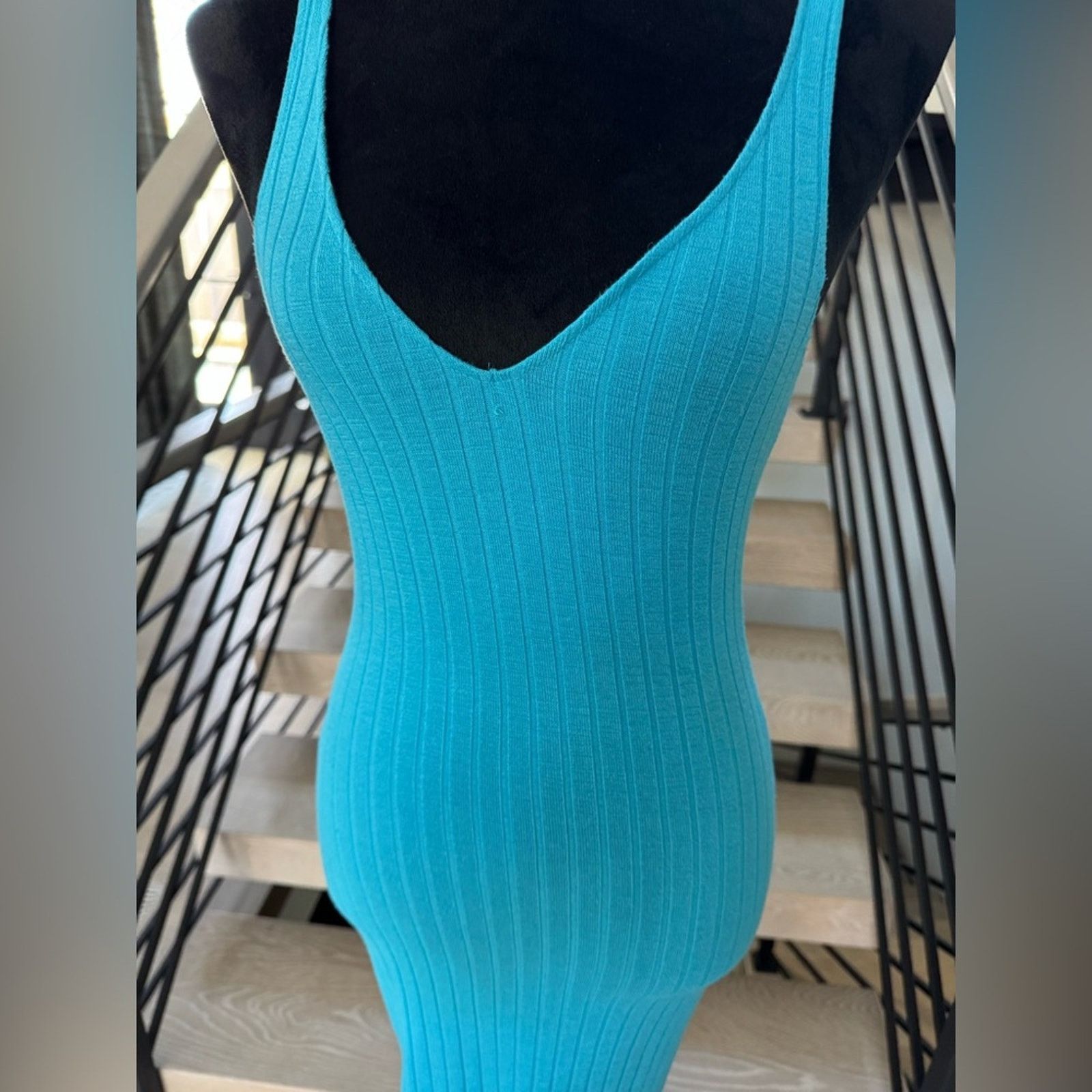 Other New Vibrant Blue Sleeveless Knit Dress size S Size S / US 4 / IT 40 - 3 Thumbnail