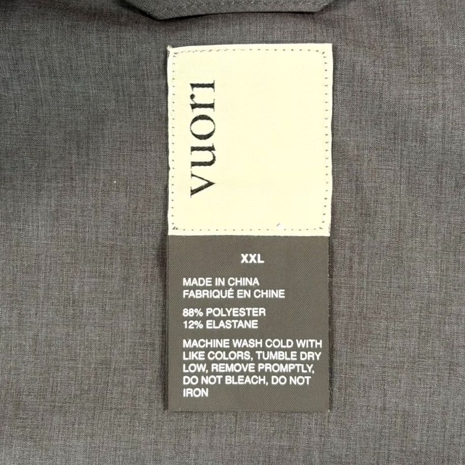 Vuori Vuori Venture Track Jacket Men's 2XL Black Water Resistant Full Zip Modern Designer Jeans? Size US XXL / EU 58 / 5 - 2 Thumbnail
