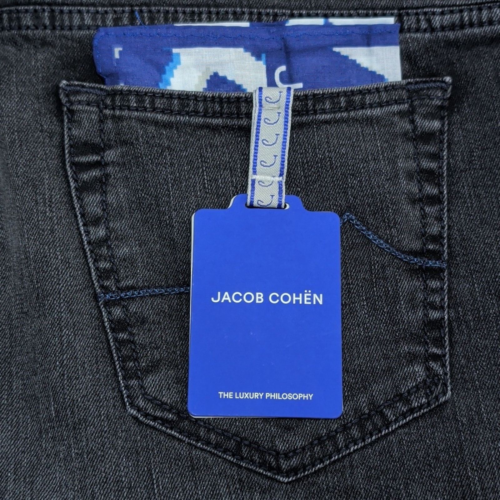 Jacob Cohen Jacob Cohen Men's Dark Gray Jeans Size 35 Size US 35 - 3 Thumbnail
