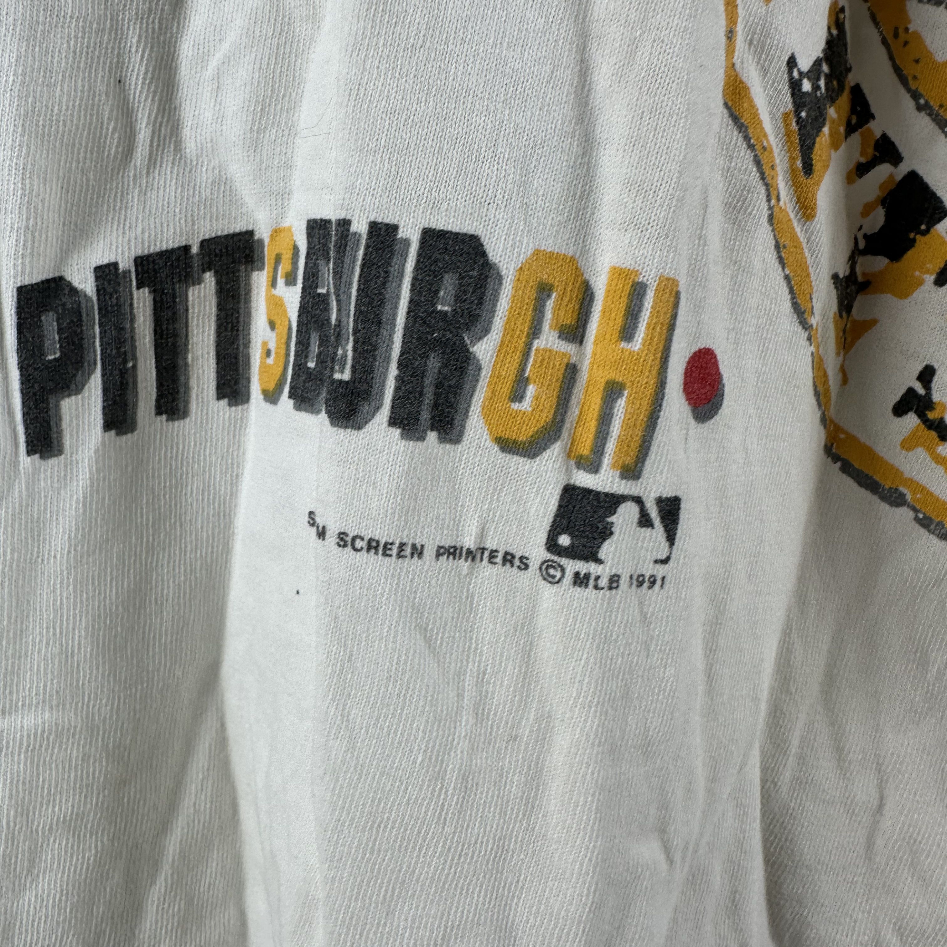 Vintage 1991 Pittsburgh Pirates Around the Horn MLB Salem AOP Tee Size US XXL / EU 58 / 5 - 7 Thumbnail