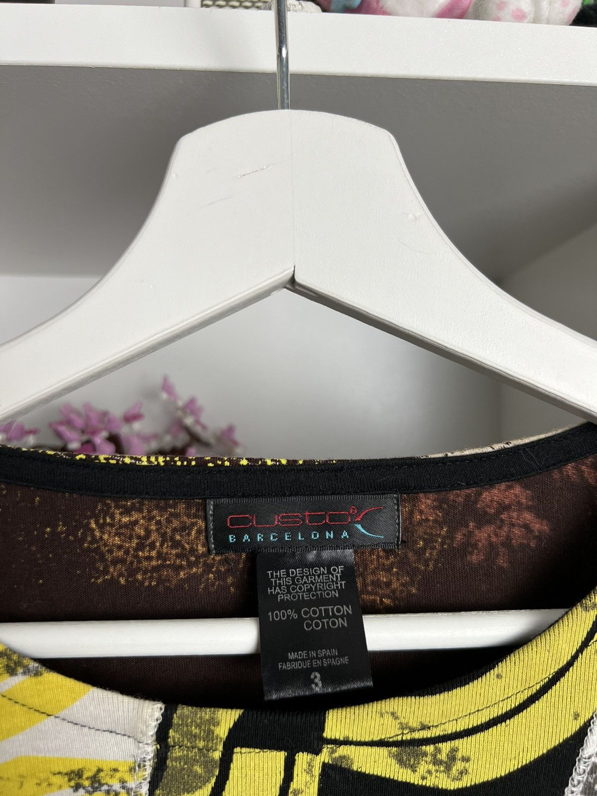 Custo Barcelona × Designer Vintage Y2K Custo Barcelona printed longsleeve M archive 00s Size M / US 6-8 / IT 42-44 - 3 Thumbnail