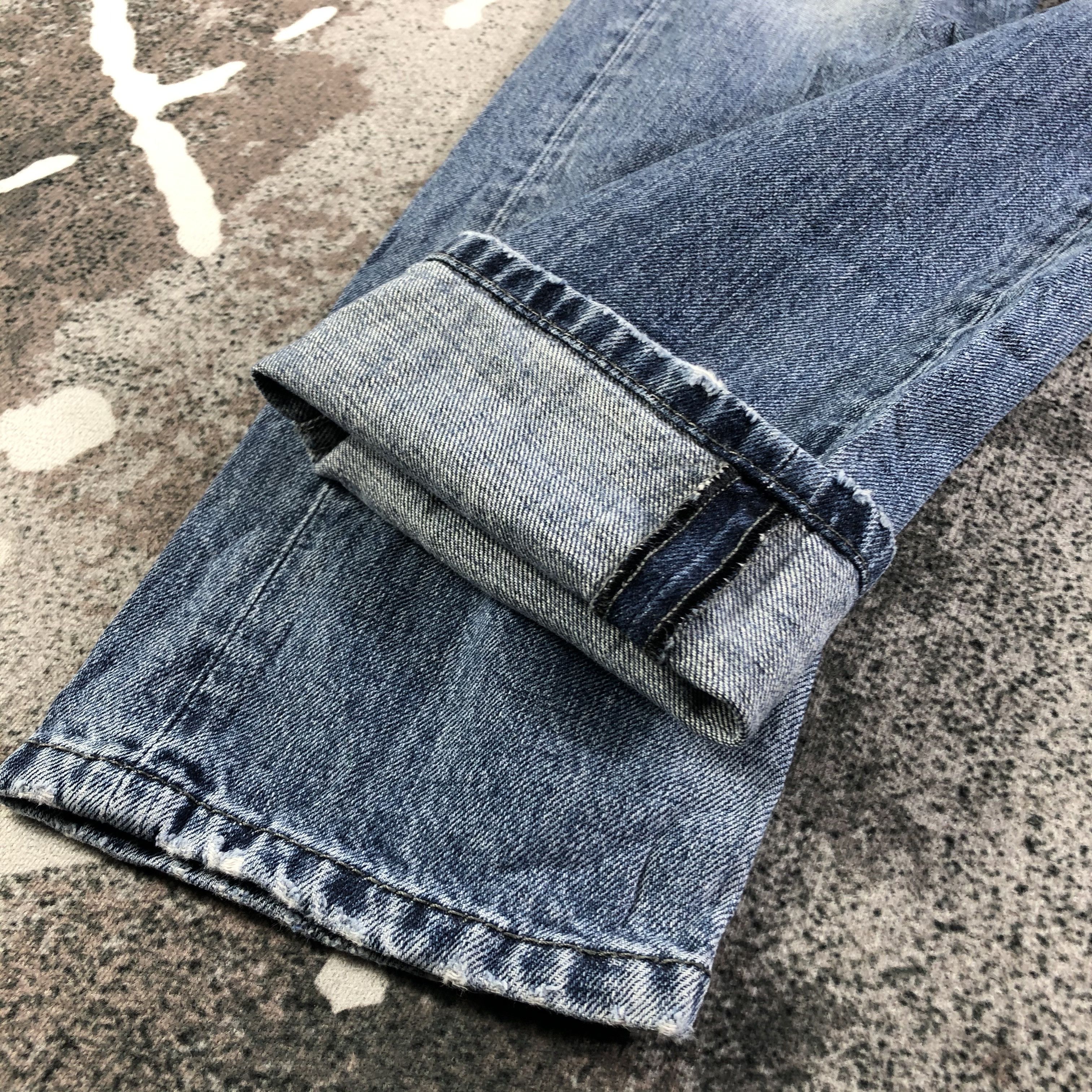 Diesel Distressed Diesel Faded Blue Jeans KJ2008 Size 27" / US 4 / IT 40 - 7 Thumbnail