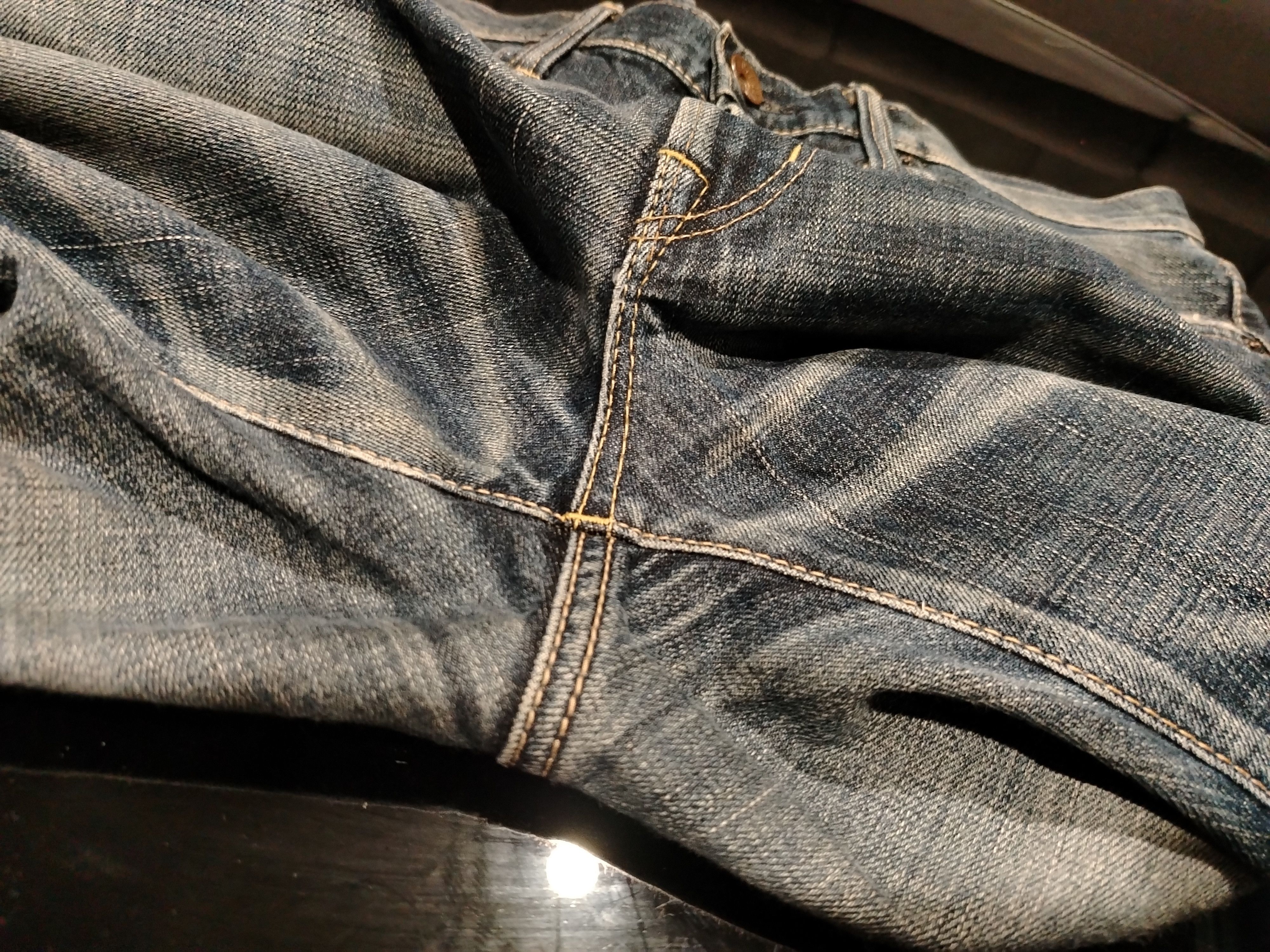 Japanese Brand × Vintage Vintage Jeans Selvedge EDWIN 505zx Buckle Back Distressed Size US 34 / EU 50 - 20 Thumbnail