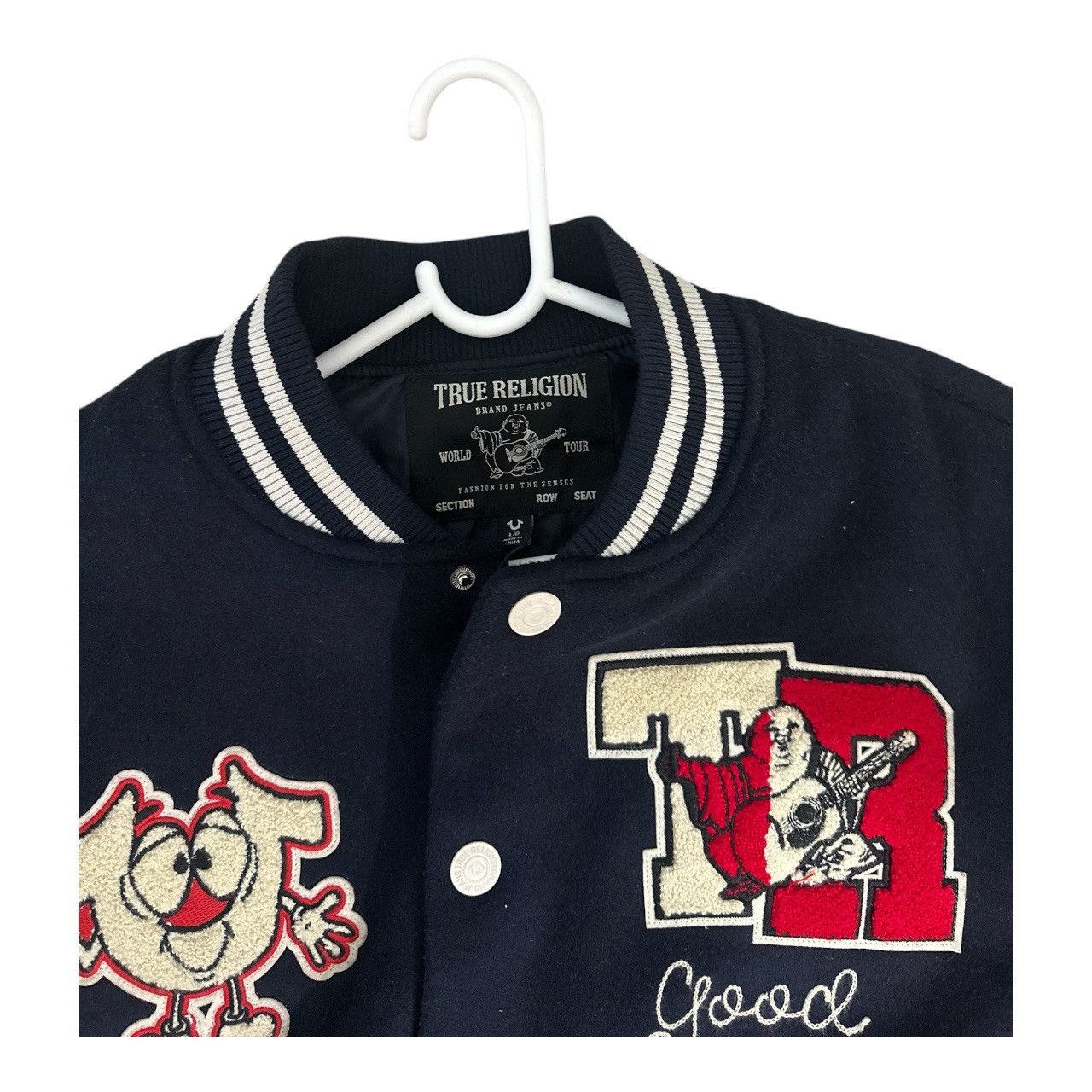 True Religion True Religion "Good Life" Varsity Jacket Size Large Size US L / EU 52-54 / 3 - 3 Thumbnail