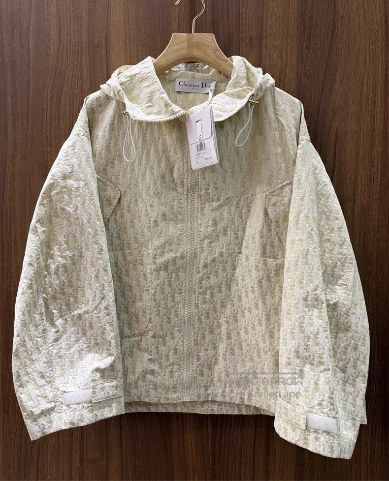 Dior Dior Early spring golden old flower windbreaker jacket Size M / US 6-8 / IT 42-44 - 1 Thumbnail