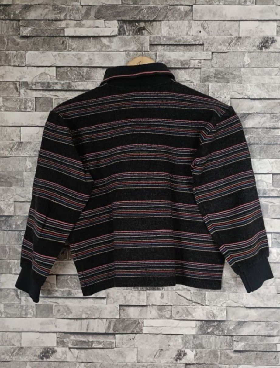 DAKS Daks stripe wool crop boxy polo shirt Size M / US 6-8 / IT 42-44 - 5 Thumbnail