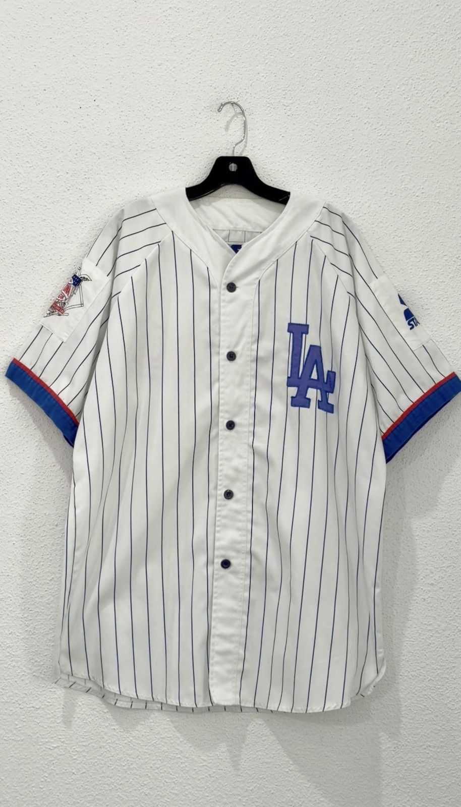 Starter Vintage 80 Los Angeles Dodgers MLB Starter Script Pinstripes Size US XL / EU 56 / 4 - 2 Thumbnail