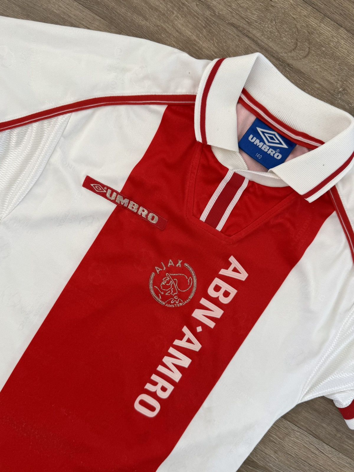 Umbro Vintage 1998 Umbro Ajax Rare Soccer Football Jersey Size US XXS / EU 40 - 4 Thumbnail