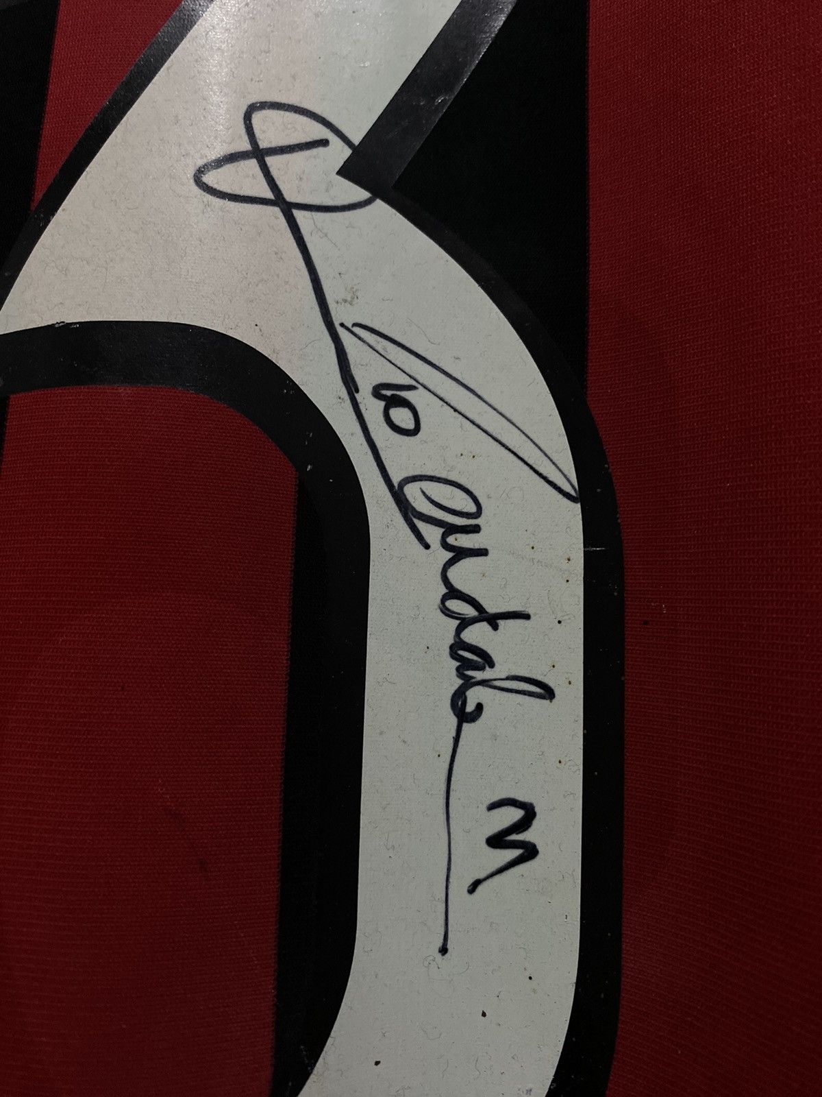 Adidas Maldini Sign In AC Milan 2009 Player Issue Soccer Jersey Size US XL / EU 56 / 4 - 7 Thumbnail