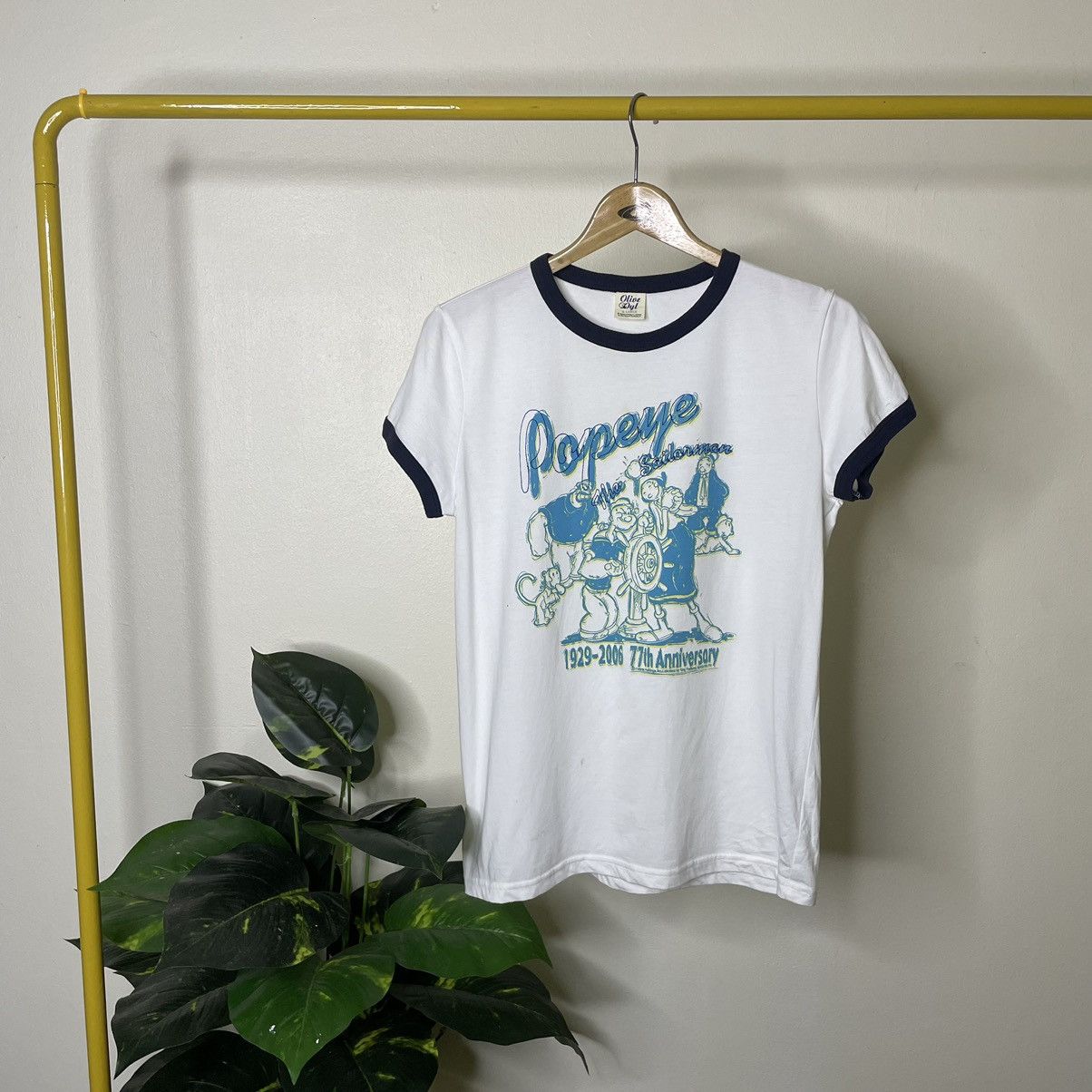 Cartoon Network × Vintage Popeye The Sailorman Vintage Cartoon 77th Anniversary Tee Size XL / US 12-14 / IT 48-50 - 1 Thumbnail