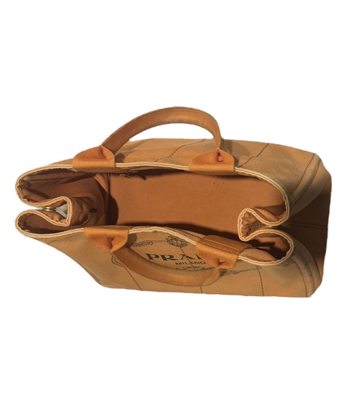 Prada Prada Papaya Canapé Tote Authentic Size ONE SIZE - 5 Thumbnail