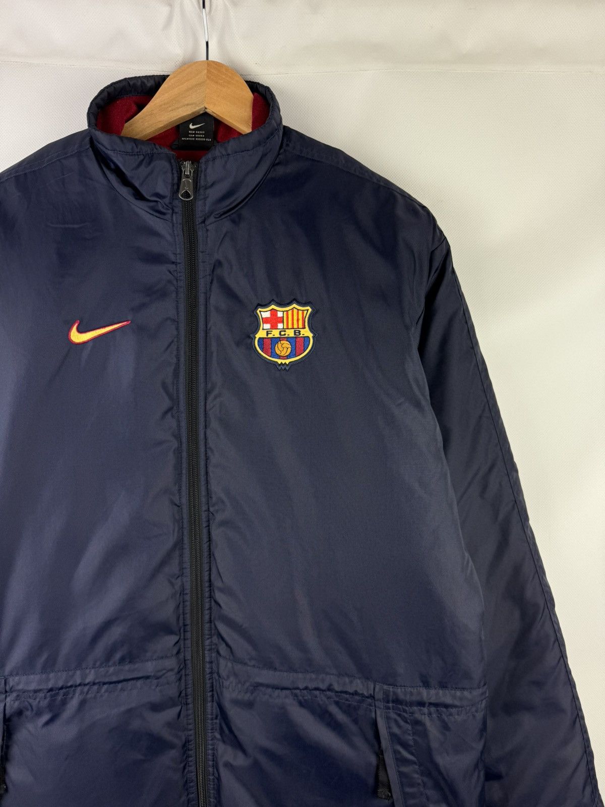Nike Nike FC Barcelona Vintage Training Nylon Jacket Size US S / EU 44-46 / 1 - 3 Thumbnail