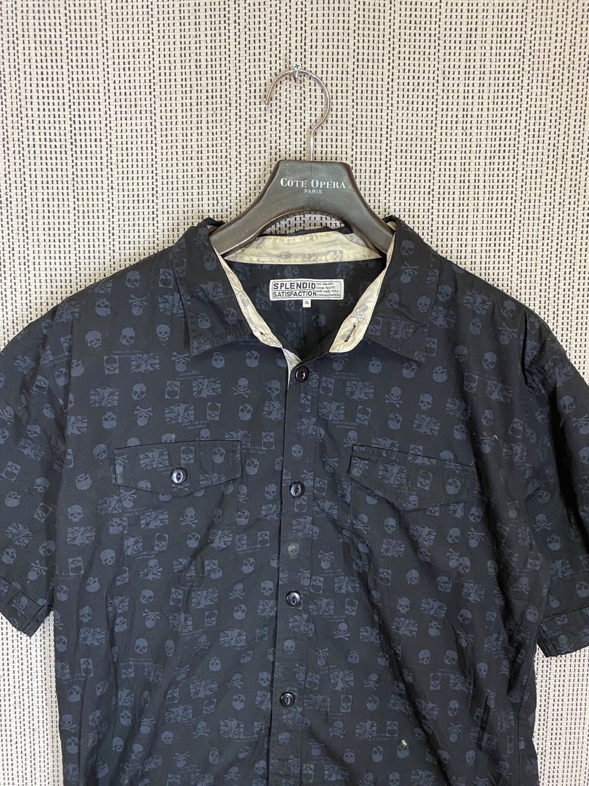 If Six Was Nine × Japanese Brand ‼️JAPANASE BRAND FULL PRINTED SKULLS SHIRT BUTTON UPS‼️ Size US XL / EU 56 / 4 - 5 Thumbnail