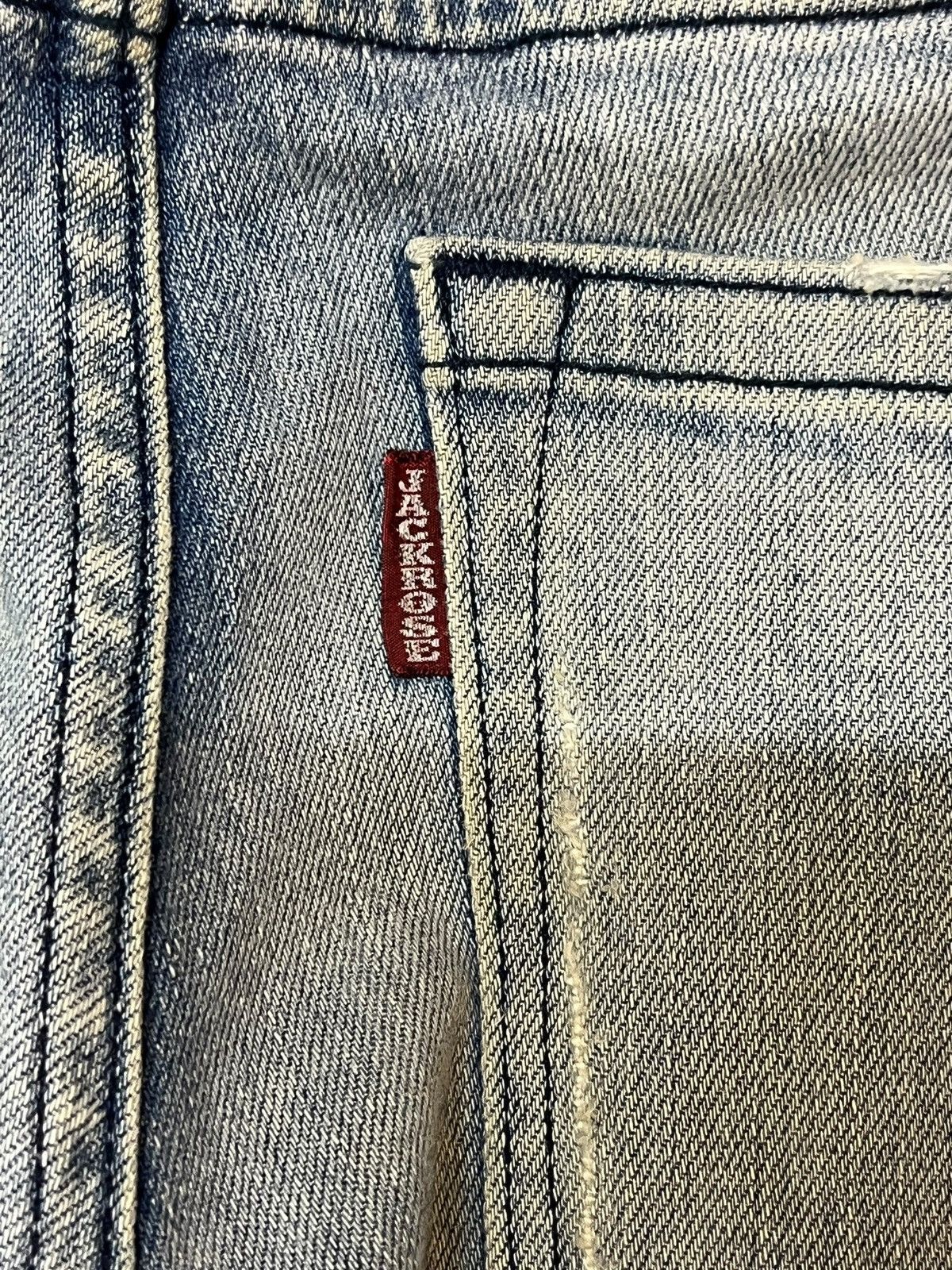 JACKROSE Vintage Jack Rose Grunge Distressed Denim Size US 30 / EU 46 - 8 Thumbnail