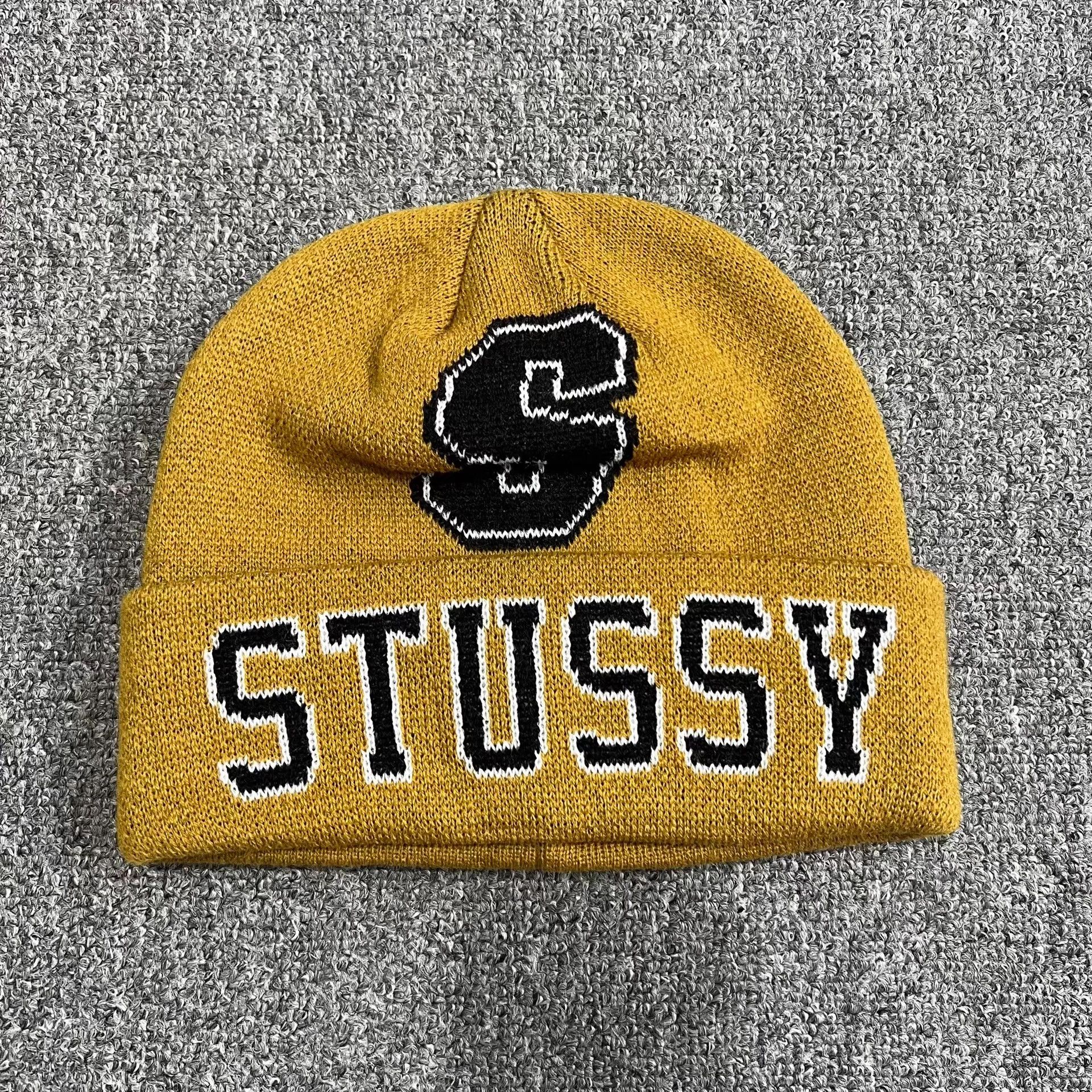 Stussy Discontinued Stussy Oversized Logo Knit Beanie Q7 Size ONE SIZE - 7 Thumbnail