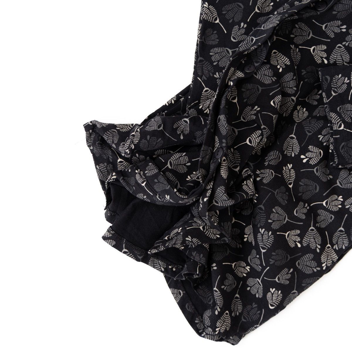 Gudrun Sjoden Gudrun Sjoden Women Floral Tunic Top Black Button 3/4 Sleeve Size S / US 4 / IT 40 - 4 Thumbnail