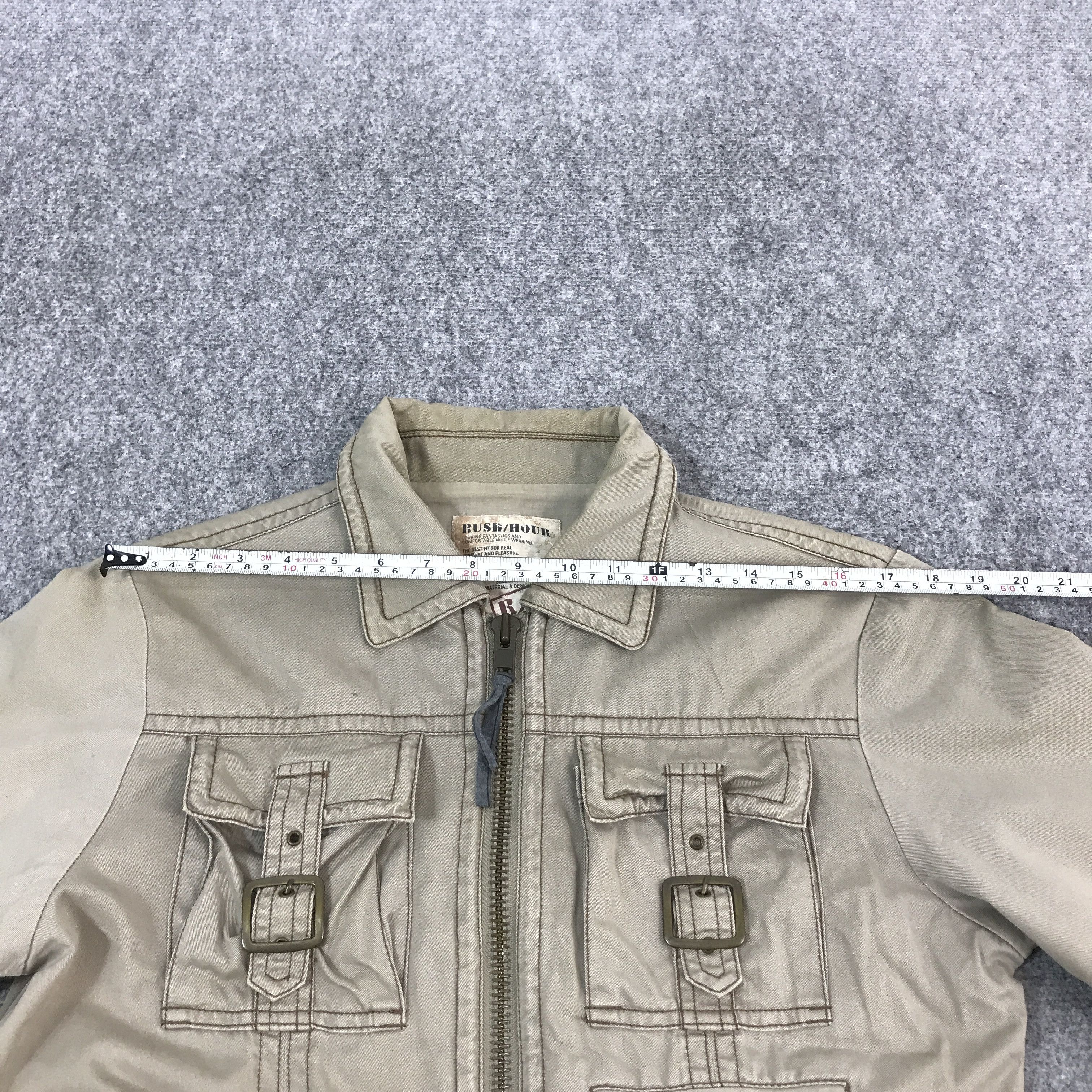 Japanese Brand RUSH HOUR POCKET M65 STYLE JACKET Size US M / EU 48-50 / 2 - 10 Thumbnail