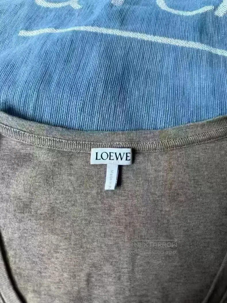 Loewe Loewe Khaki color embroidered logo vest Size L / US 10 / IT 46 - 2 Thumbnail