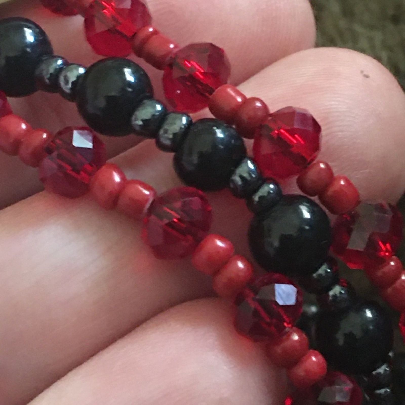 Jewelry Multi strand layered sparkle bead necklace Size ONE SIZE - 7 Thumbnail