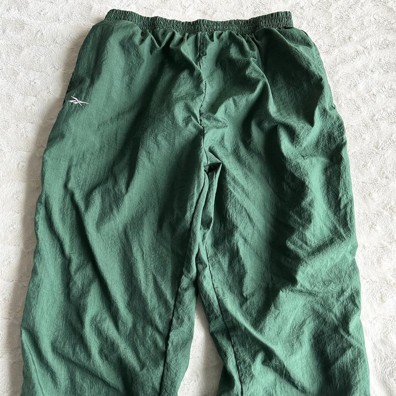 Reebok Vintage Green Bay Packers Pants Mens XL 30x31 Nylon 90s READ Size US 30 / EU 46 - 4 Thumbnail