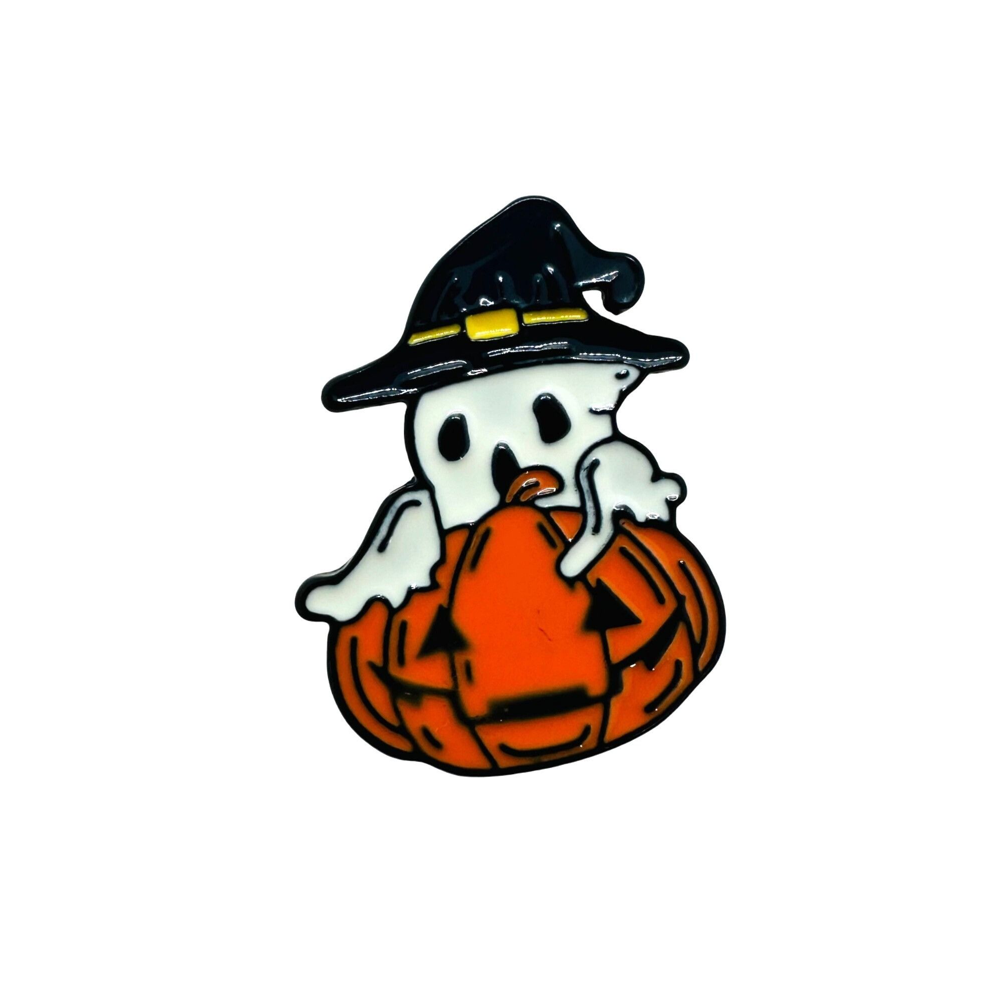 Other ⭐Oz Enamel Pins Ghost with hat and Pumpkin in Halloween Oran Size ONE SIZE - 4 Thumbnail