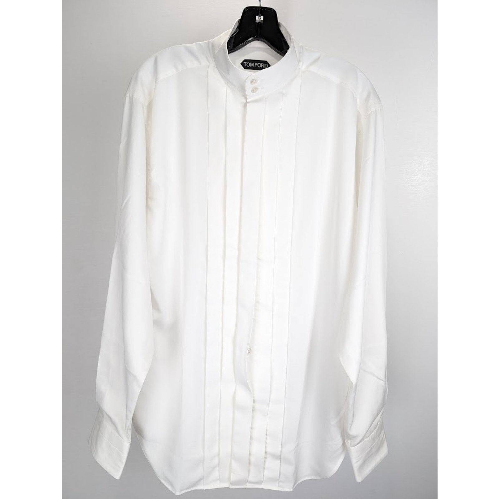 Tom Ford o1rshd1 Button Shirt in White Size US M / EU 48-50 / 2 - 2 Thumbnail
