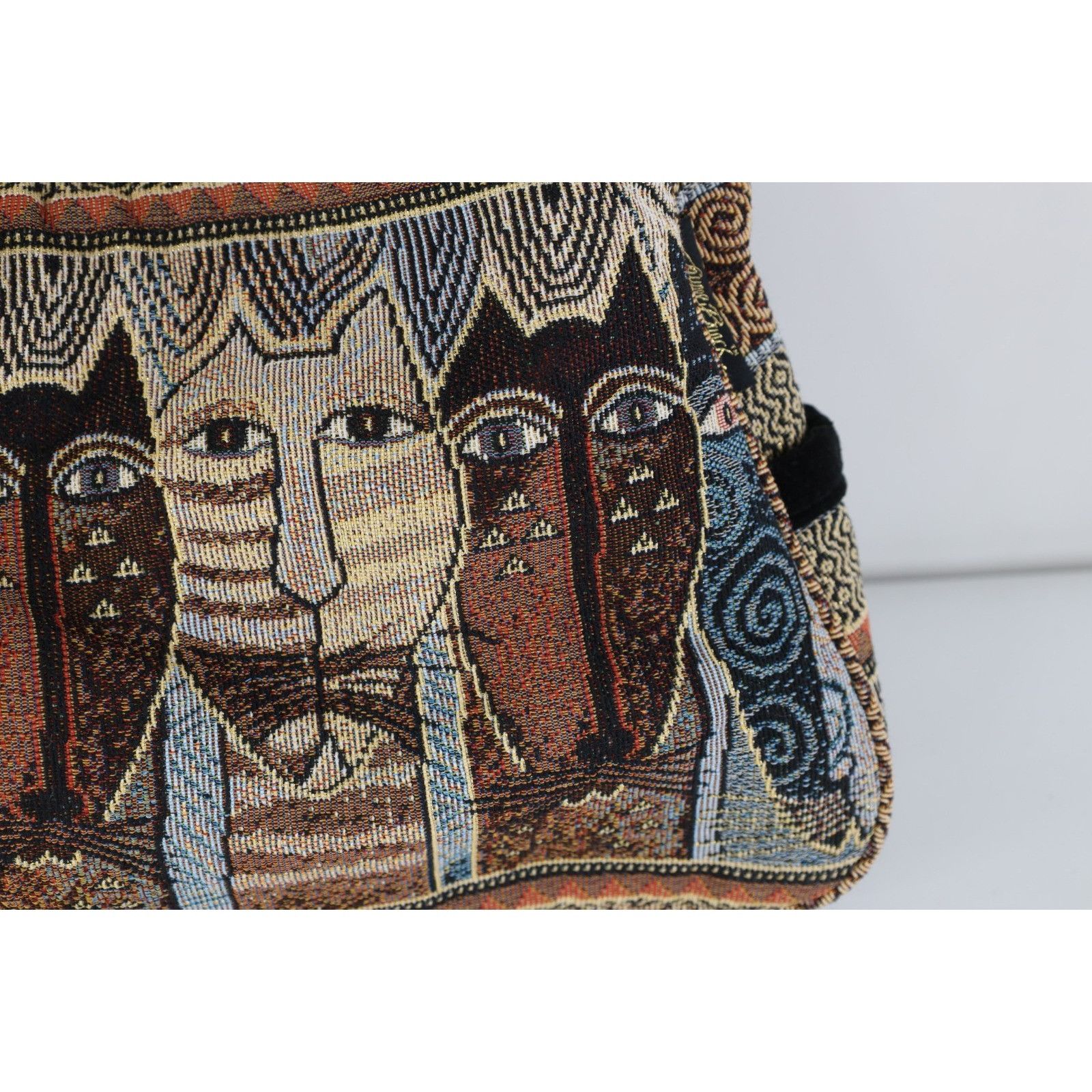 Vintage Vintage 90s Y2K Streetwear Cat Kitten Needlepoint Purse Size ONE SIZE - 3 Thumbnail