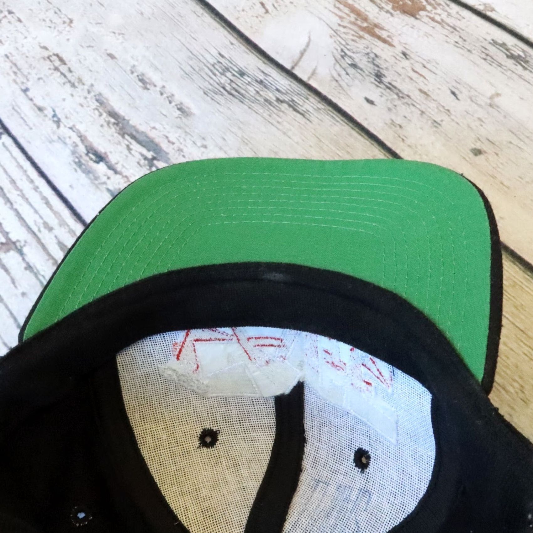 Fila VINTAGE FILA Cage Logo Snapback Hat Cap Men's One Size Black Cap Size ONE SIZE - 4 Thumbnail