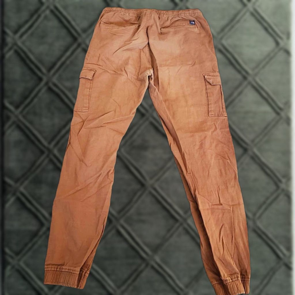 Phat Farm VINTAGE Phat Farm Jeans Pants Stretch 90s Hip Hop Retro Zipper Brown Cotton Blend XL/TG Big & Tall Men Inseam 28 Size US 36 / EU 52 - 1 Thumbnail