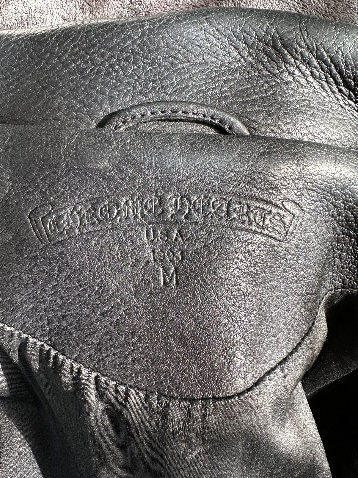 Chrome Hearts RARE Talon Leather Motorcycle Jacket 1993 Size US M / EU 48-50 / 2 - 12 Thumbnail