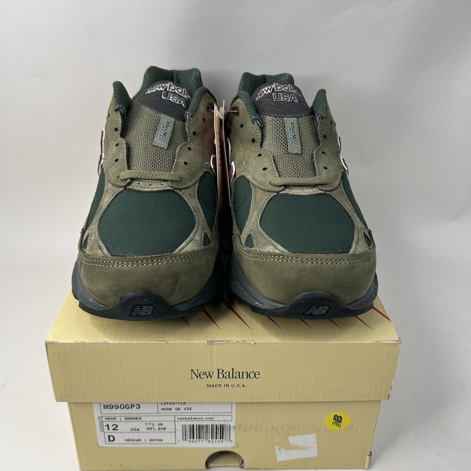 New Balance New Balance X Teddy Saints 990v3 “Green Purple” 2024 Size US 12 / EU 45 - 2 Thumbnail