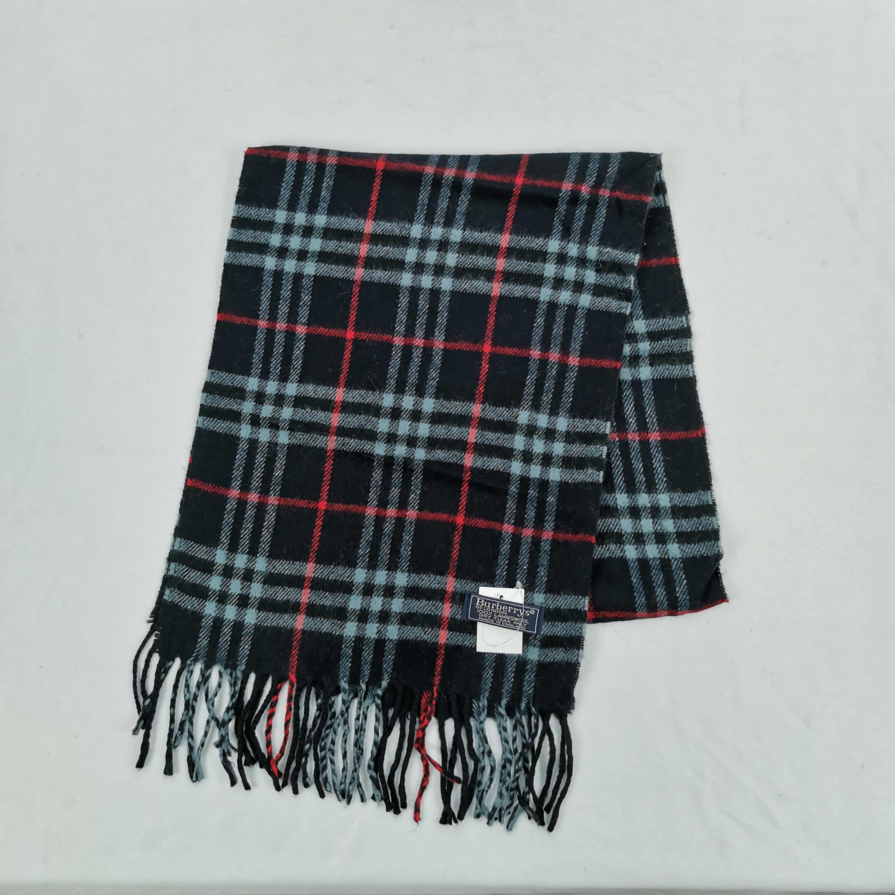 Burberry Vintage Burberry Scarf Muffler Wool Cashmere Scarves Size ONE SIZE - 3 Thumbnail