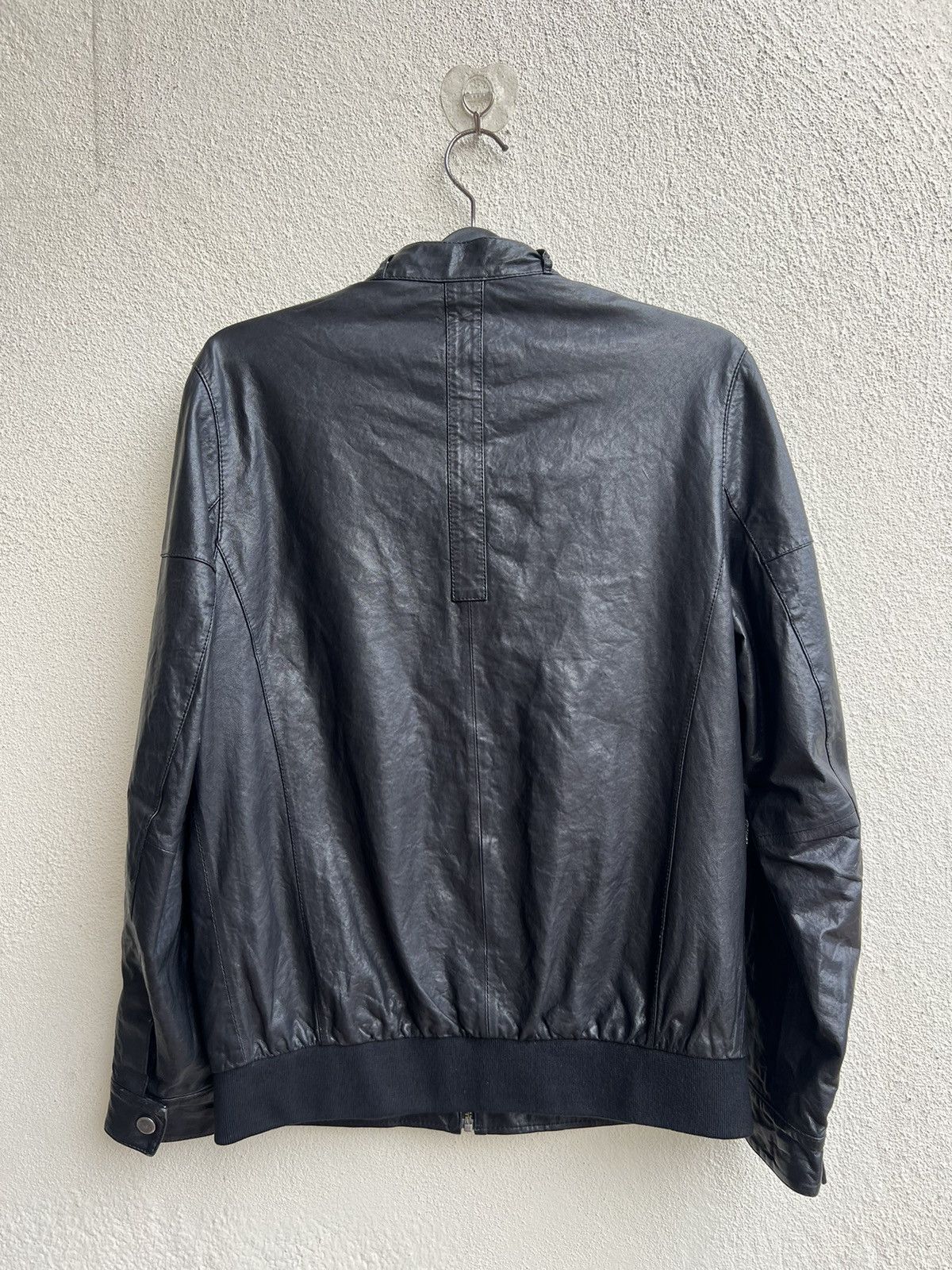 Saba Mens SABA MW10075 Lamb Leather Racer Jacket Size US S / EU 44-46 / 1 - 22 Thumbnail