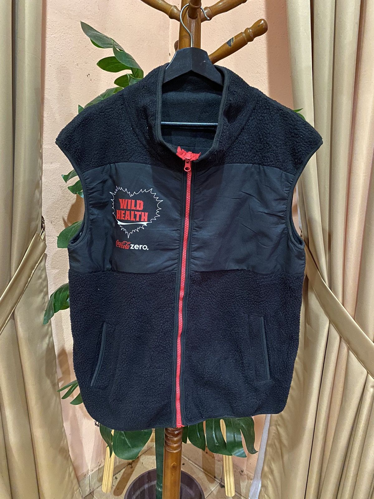 Coca Cola Coca-Cola Zero Wild Health Fleece Vest - Black & Red Size US L / EU 52-54 / 3 - 2 Thumbnail