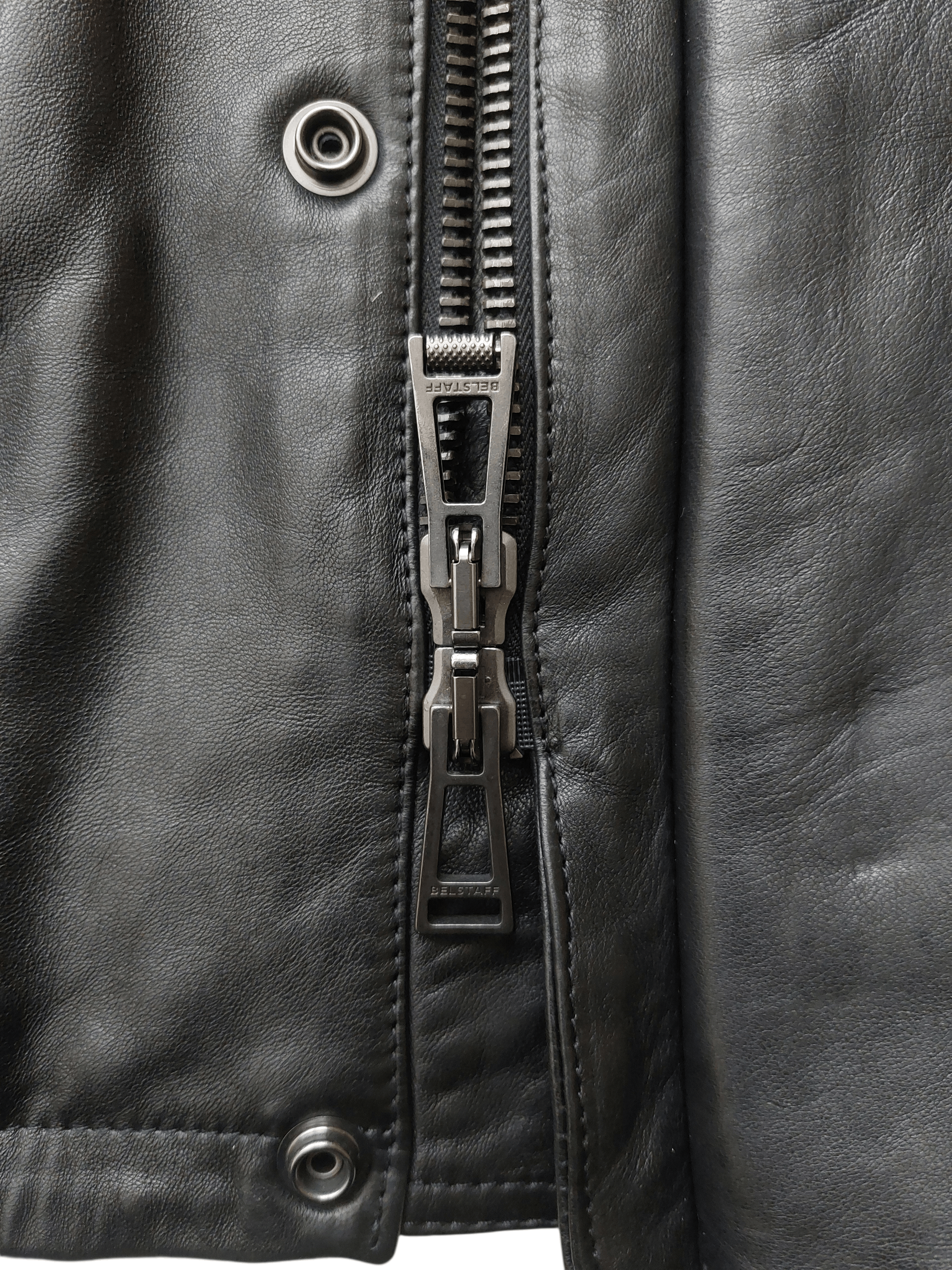 Belstaff Belstaff Woodbridge Black Leather Jacket Size US XL / EU 56 / 4 - 12 Thumbnail