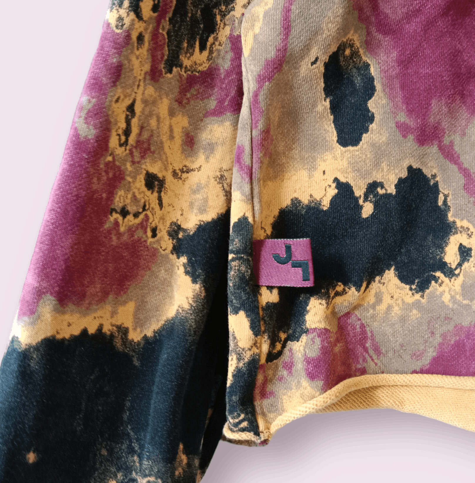Japanese Brand Joylab Acid Wash Design Cropped Sweatshirt Size L / US 10 / IT 46 - 5 Thumbnail