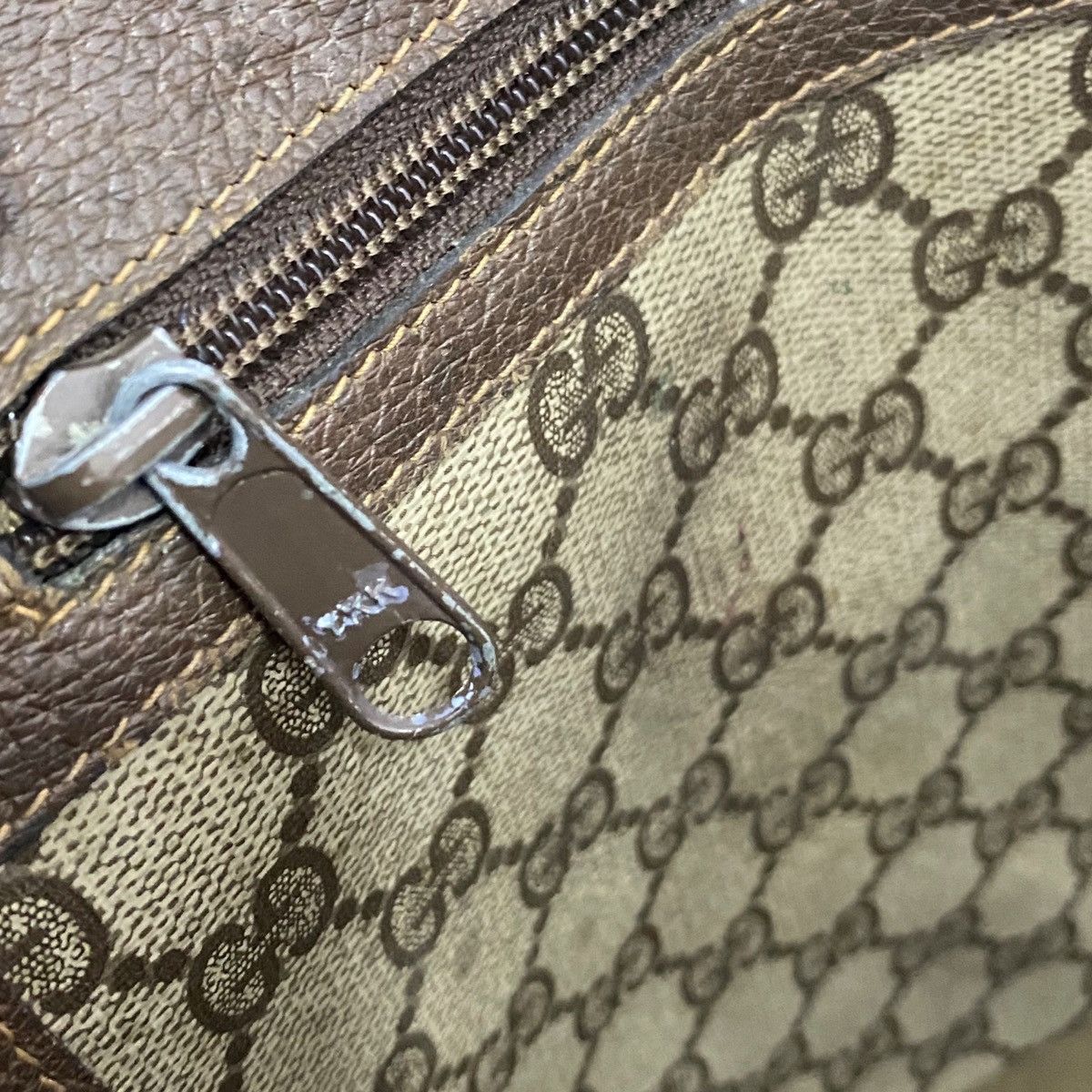Gucci ‼️YES‼️ AUTHENTIC GUCCI WEB SHERRY LINE SHOPPING TOTE BAG Size ONE SIZE - 12 Thumbnail