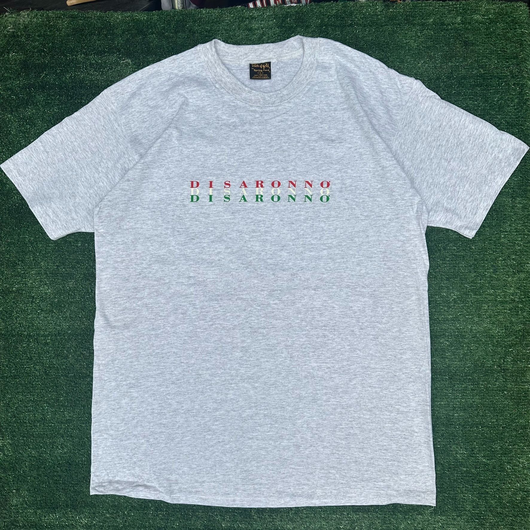 Vintage 90s Disaronno Amaretto Liqueur T-Shirt Italy Single