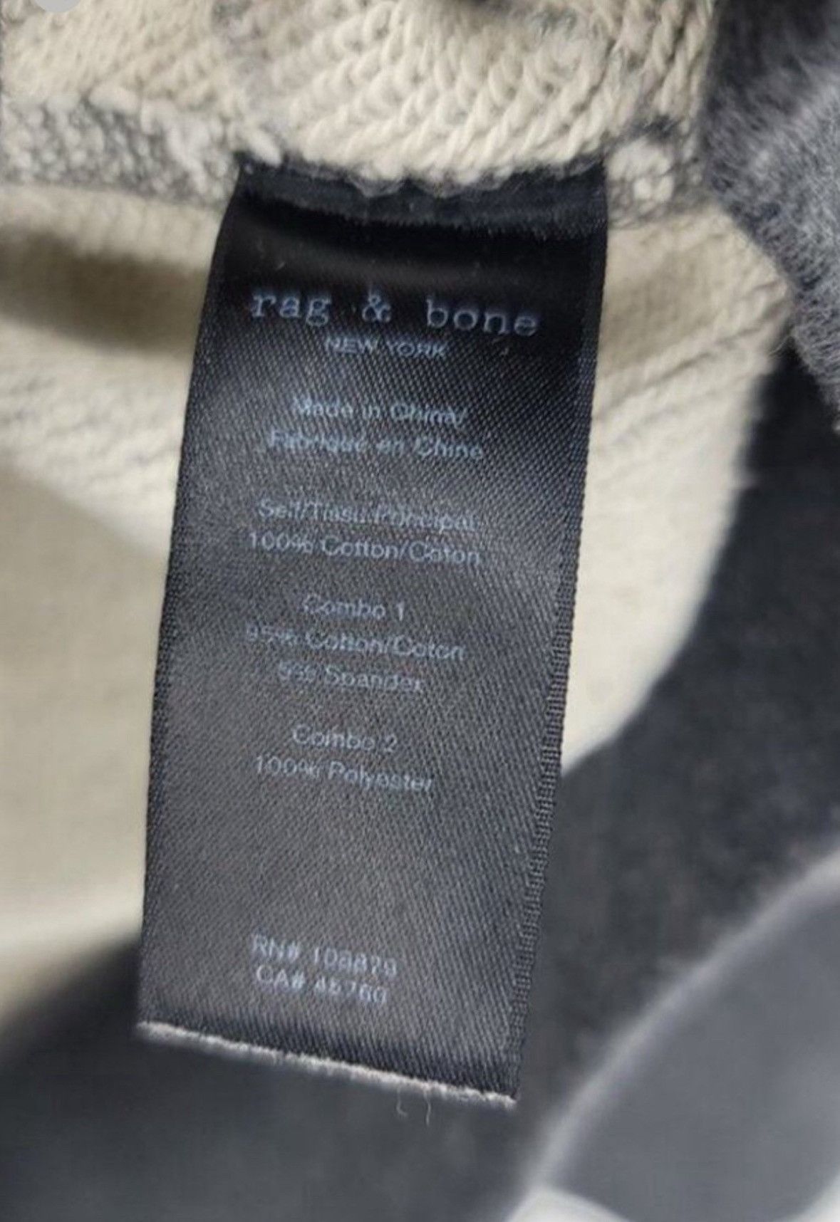 Rag & Bone Rag & Bone Wm Mesh Camouflage Racer Long Sweatshirt, Size M Size M / US 6-8 / IT 42-44 - 3 Thumbnail